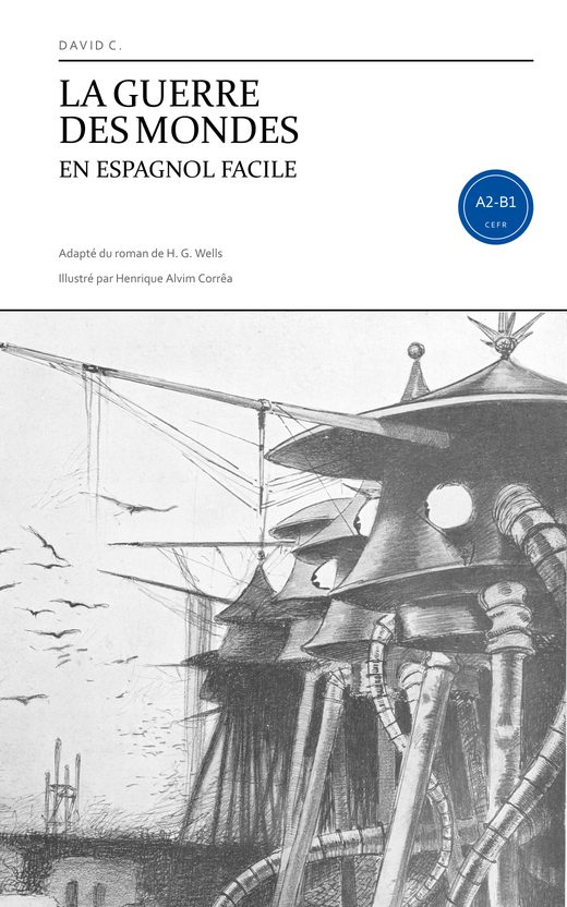 Couverture de La guerre des mondes en espagnol facile.